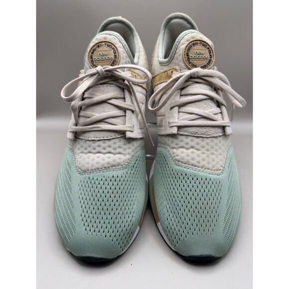 New Balance Rev Lite Mens Running Shoe Beige Tan Mint MRL247SM Size 10D Wide - Picture 4 of 7